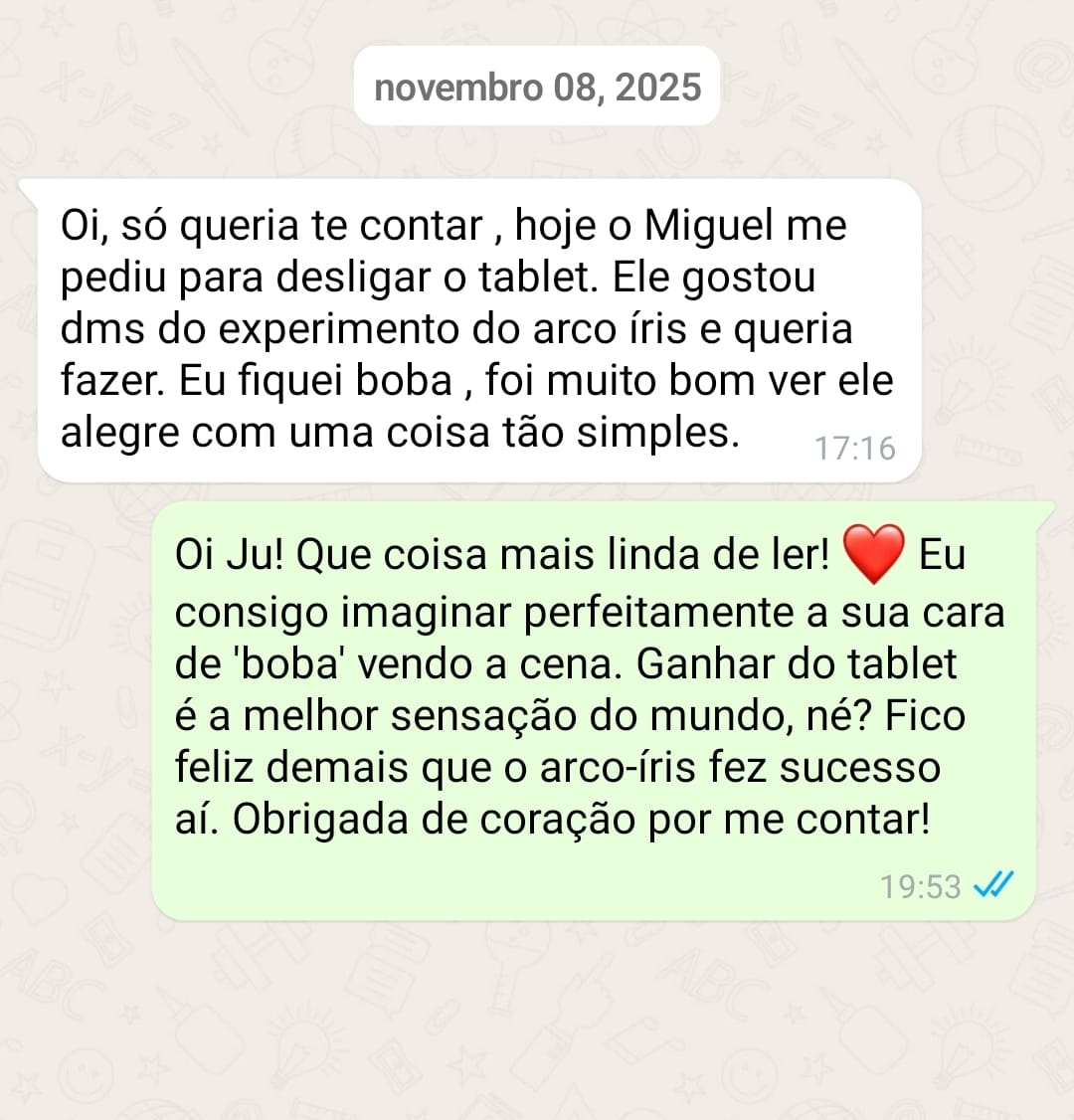 Depoimento de afiliada BrincaFácil no WhatsApp